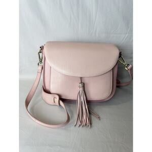 Gatta Lola Women’s Pink Faux Leather Camera Bag Crossbody
